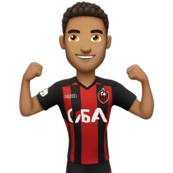 Símbolo do time do Flamengo emoji