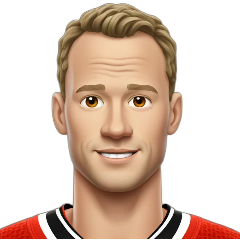 Jonathan Toews as beach bum emoji