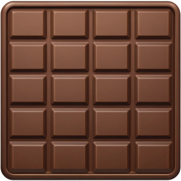 Chocolate emoji
