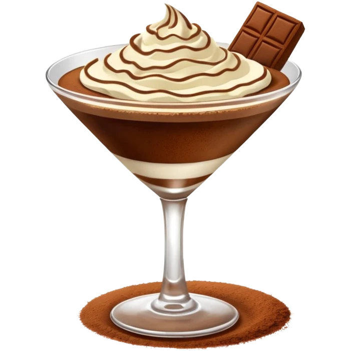 Tiramisu martini emoji