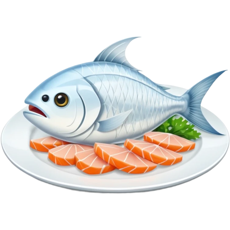 White fish Sashimi emoji