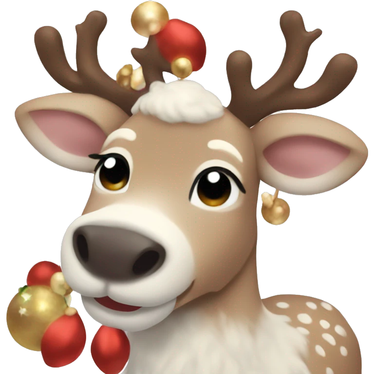 Cute aesthetic reindeer  emoji