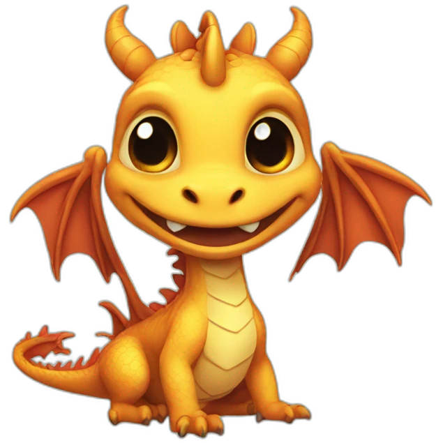 Dragon cute emoji
