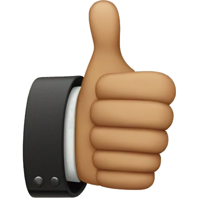 Thumbs up emoji