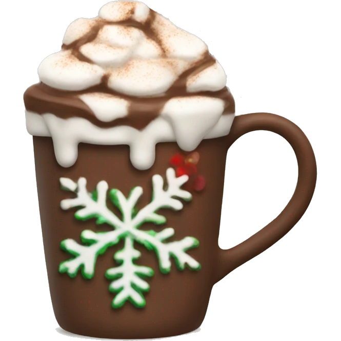 christmas hot chocolate  emoji