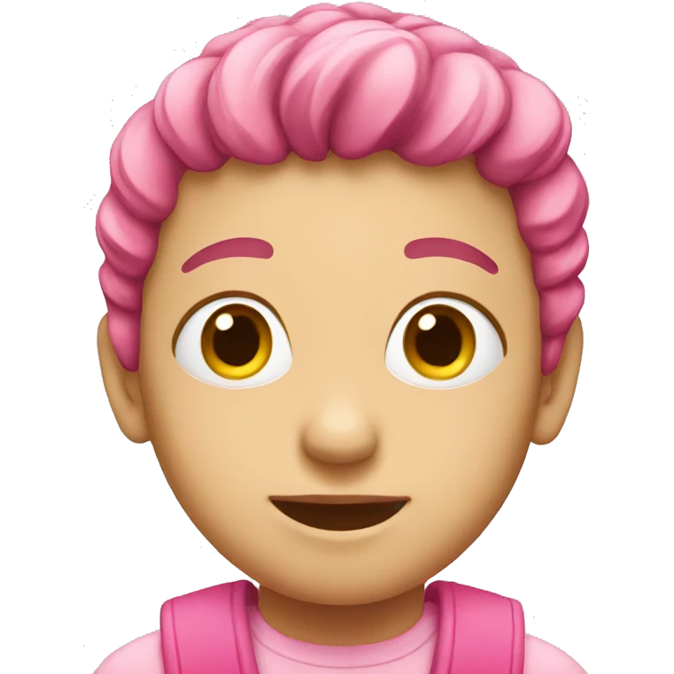 Pink emoji