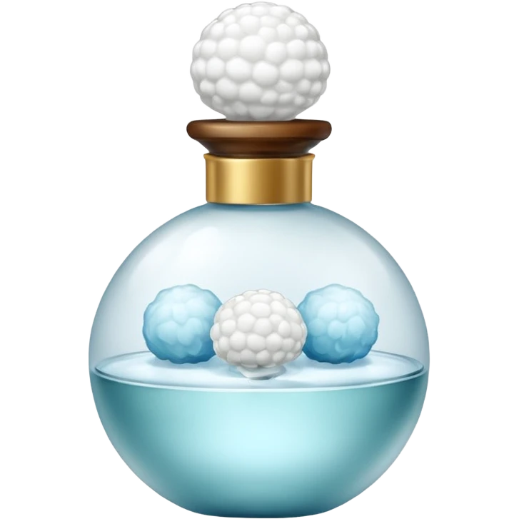Perfume with a puffball  emoji