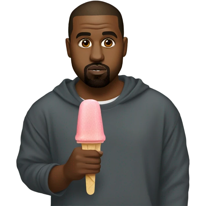 kanye with a Popsicle  emoji