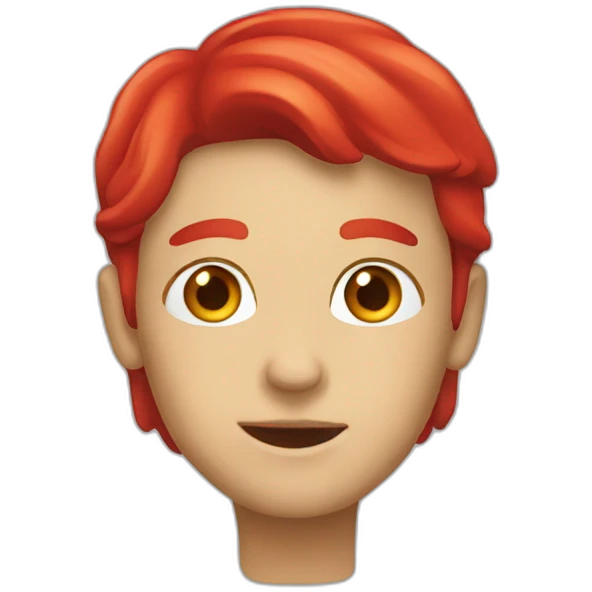 red color emoji