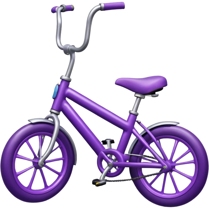 Eggplant bike emoji