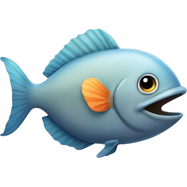 Fish with a mustache  emoji
