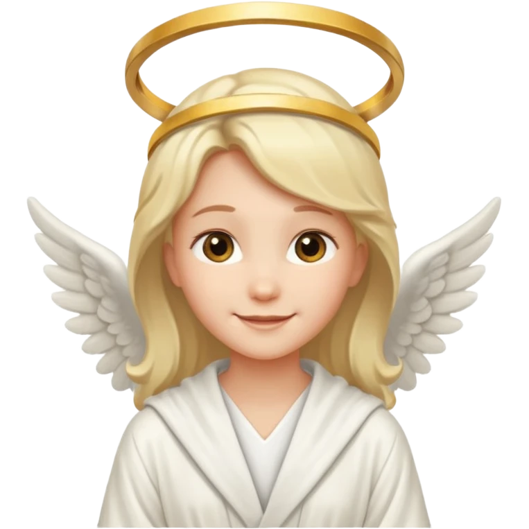 smiling angel with halo emoji