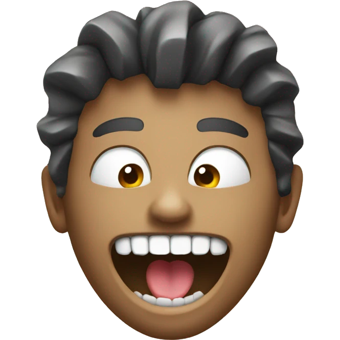 grinding teeth emoji