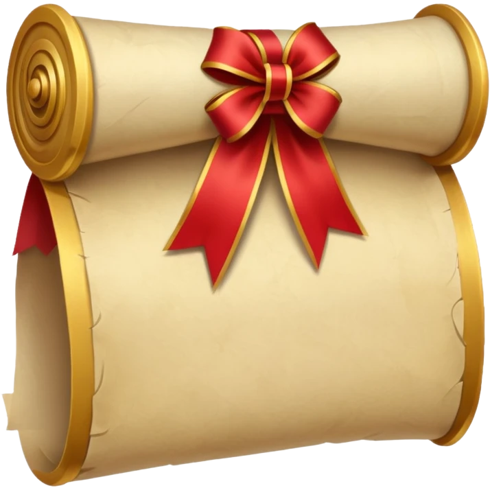 свиток связанный лентой  emoji