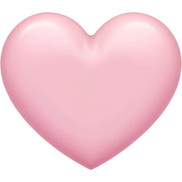 Pastel heart emoji
