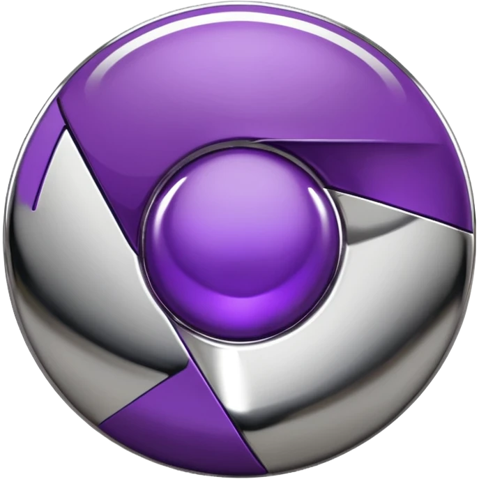 dark purple google chrome logo emoji