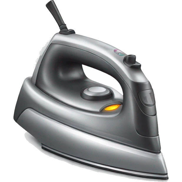 Iron is an electric device for straightening clothes emoji