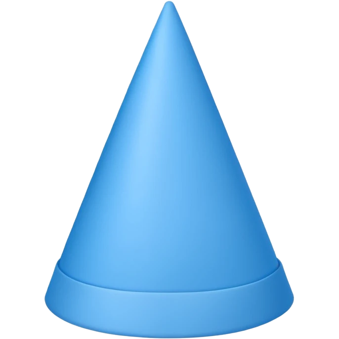 blue birthday hat emoji