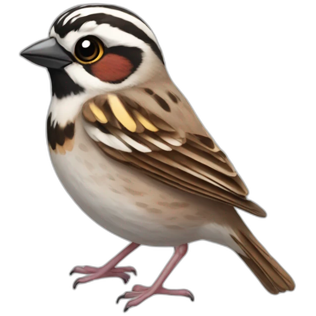 Manga sparrow bird emoji