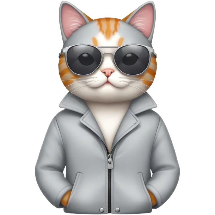 Cat wearing sunglasses emoji