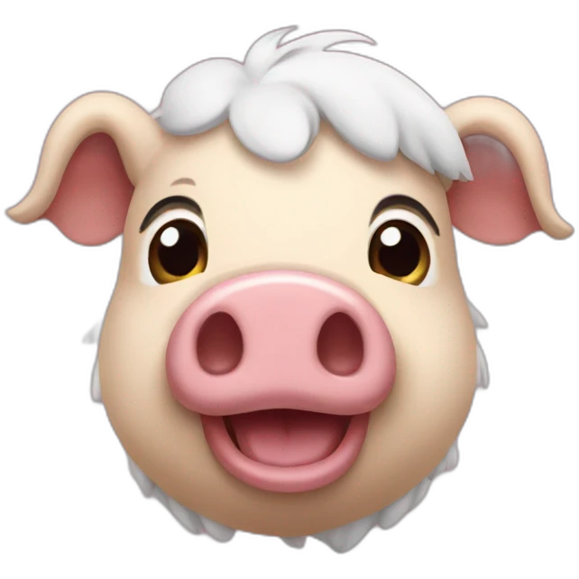 Chevaucheur de cochon emoji