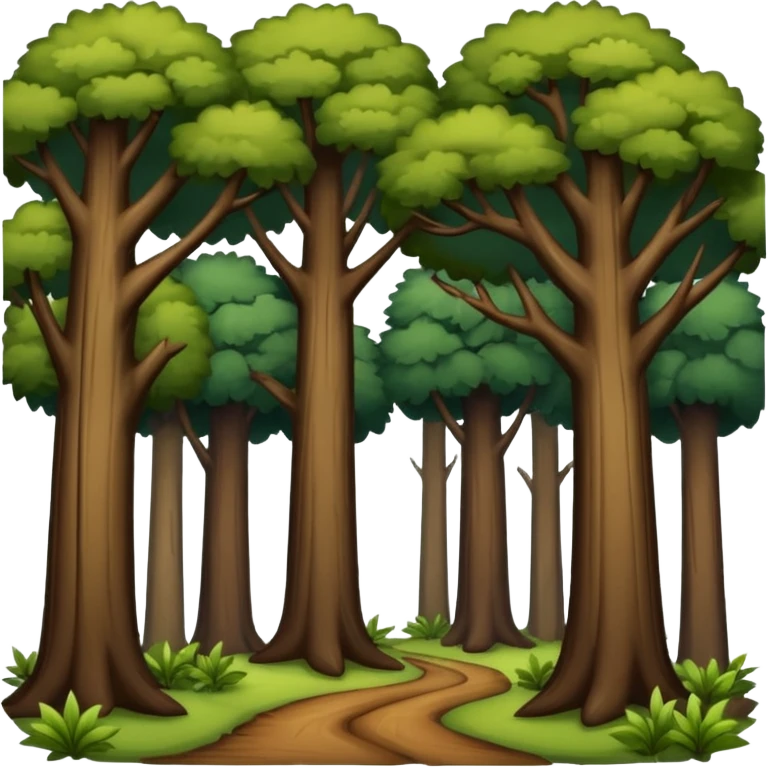 old woods emoji