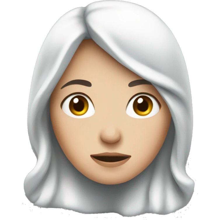 freezing shiver White woman emoji