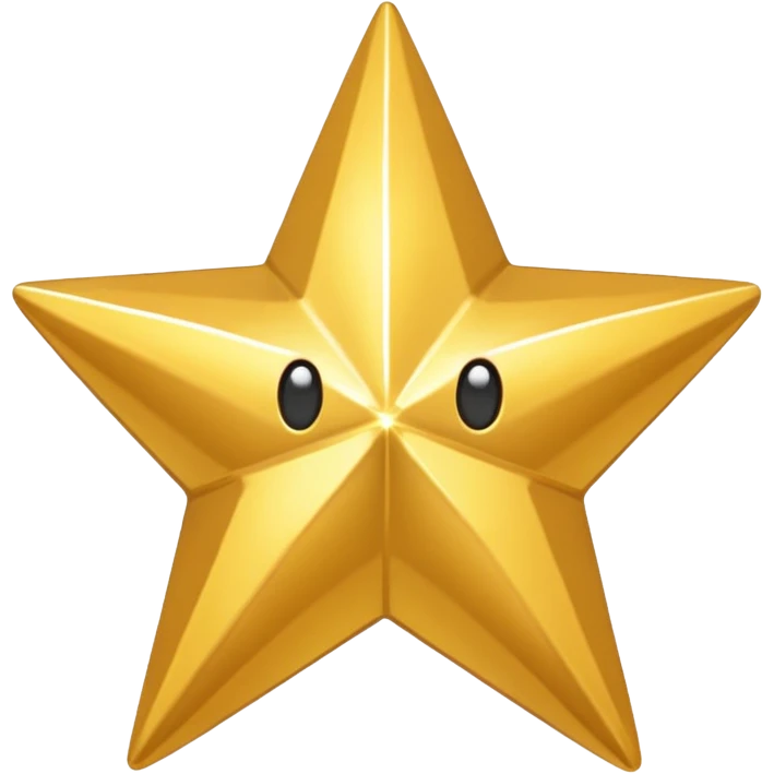 
4-pointed star 3d emoji