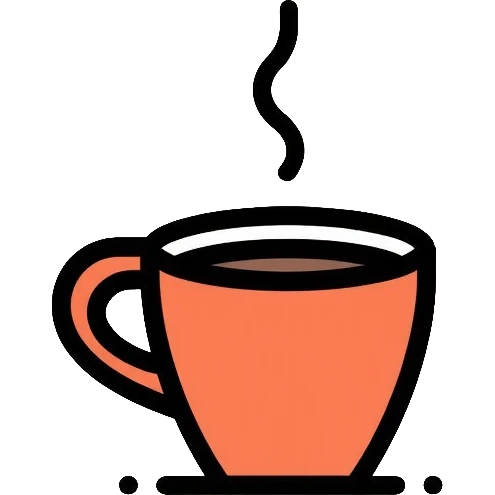 cup of coffee with steam emoji