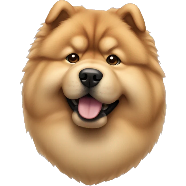 Chowchow dog emoji