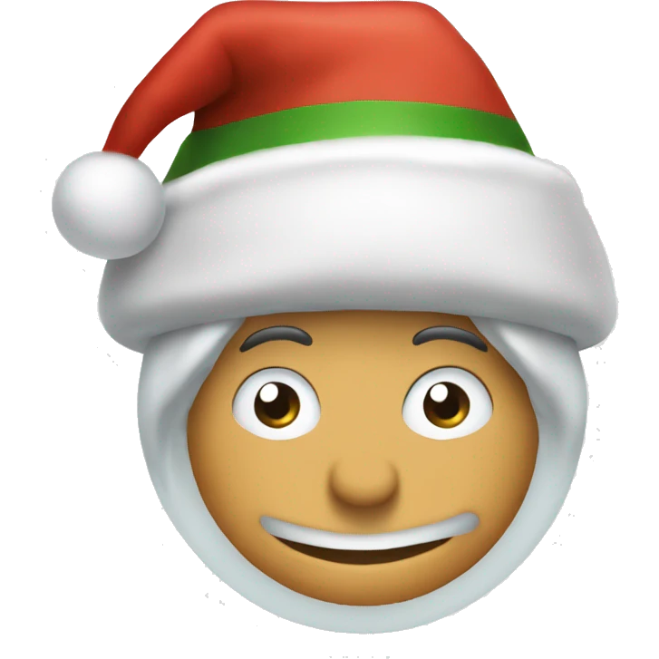 igloo xmas santa hat emoji