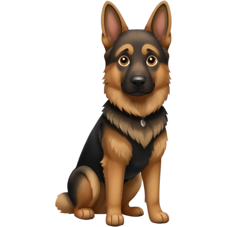 German shepherd  emoji
