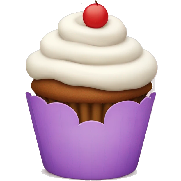 Cute cupcake emoji