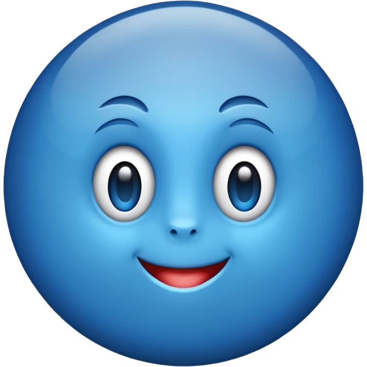 Blue tik emoji