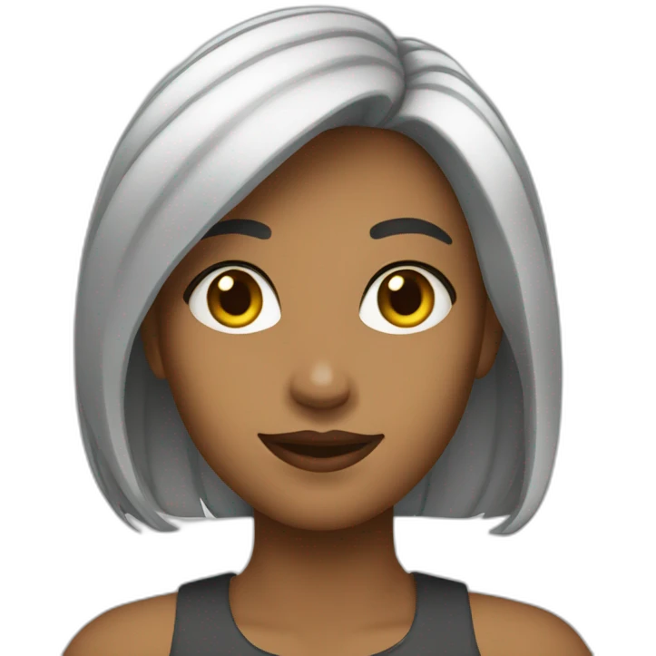 Une femme emoji