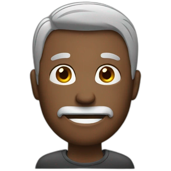 man holding a pen emoji