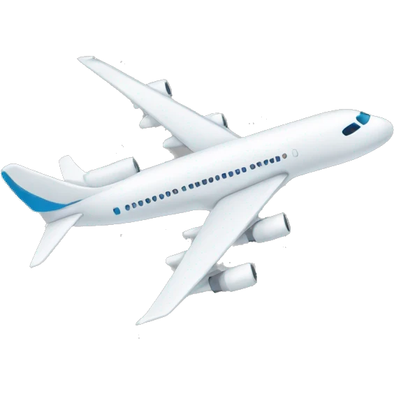 Plane in air emoji