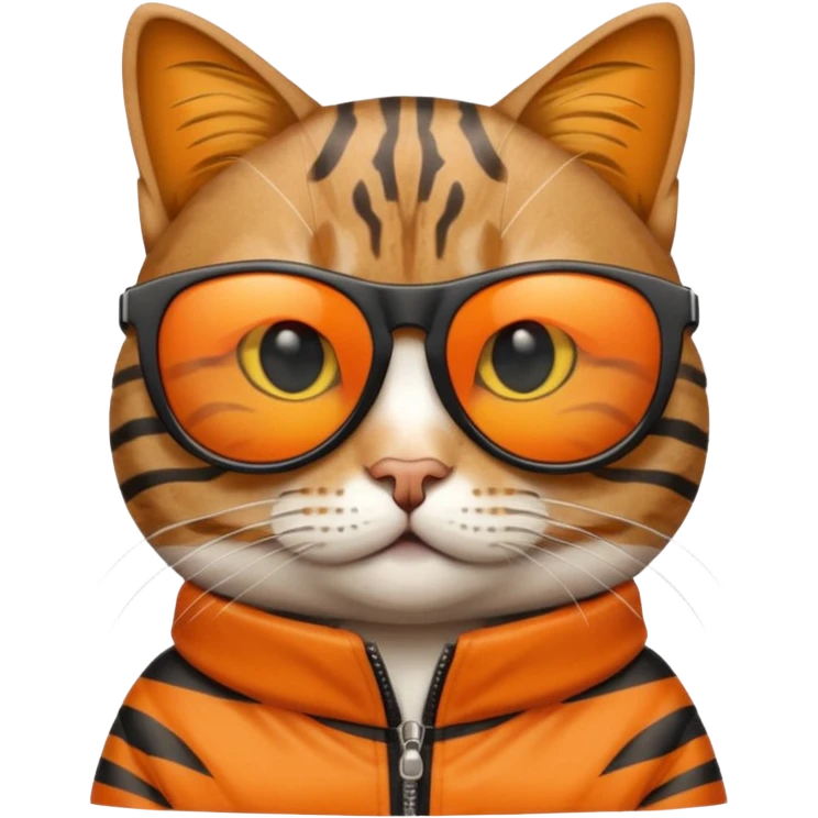 Cat wearing sunglasses emoji