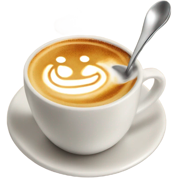 Hot latte emoji