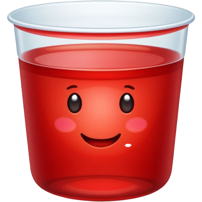  red jelly cup emoji
