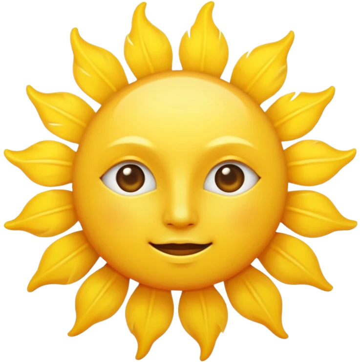 sun without a face emoji