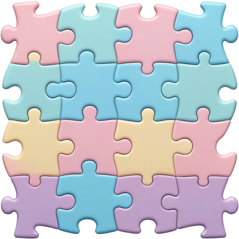 pastel puzzle emoji