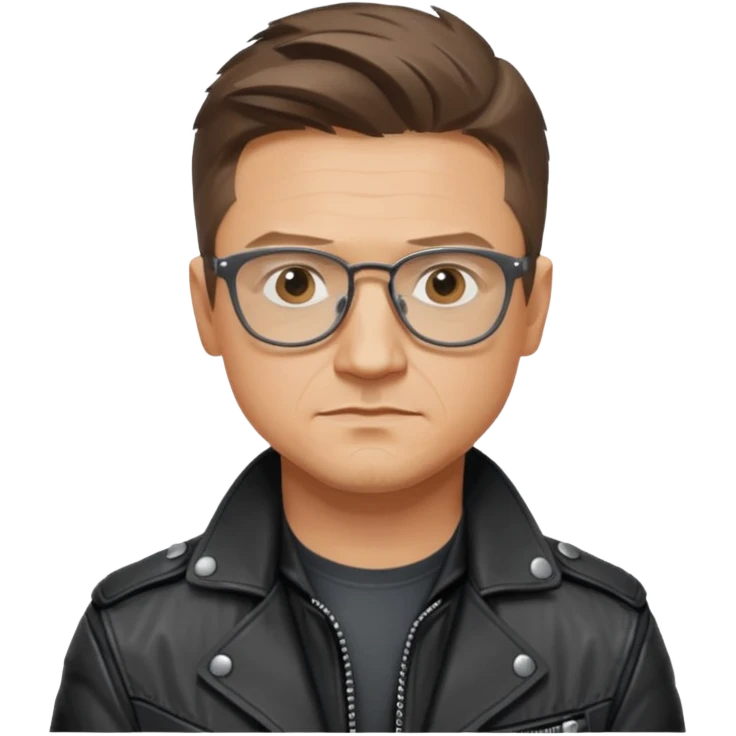 Jeremy Lee Renner Hawkeye with GLasses
 emoji