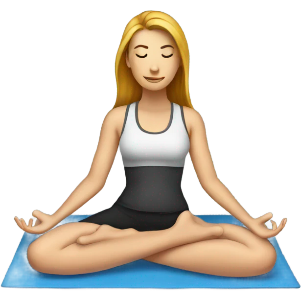 Yoga mat emoji