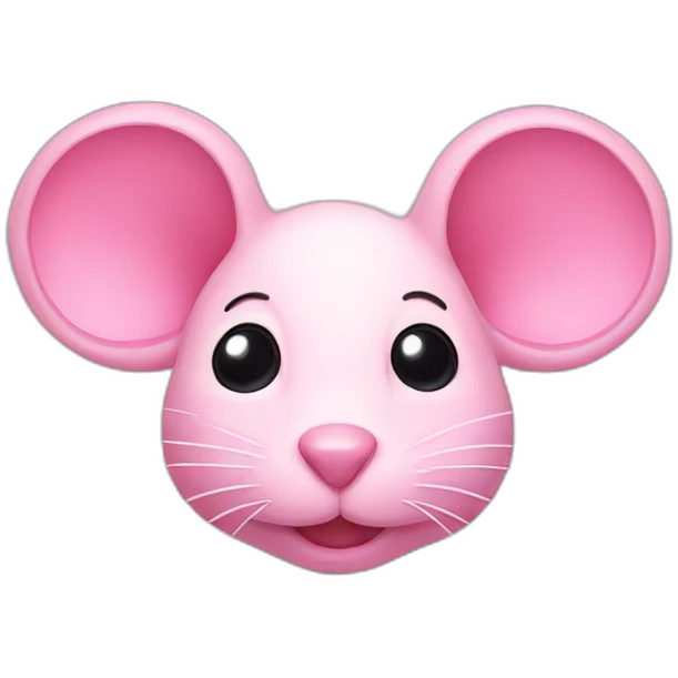 Pink mouse emoji