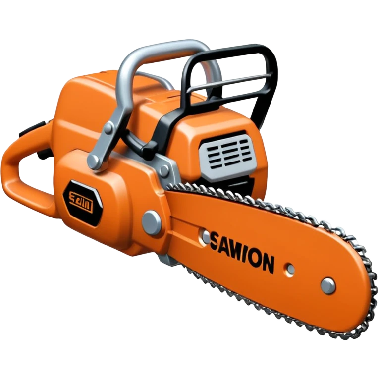 chainsaw turned on emoji