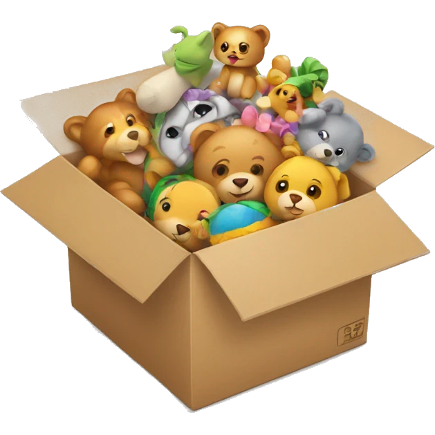 box full of toys emoji