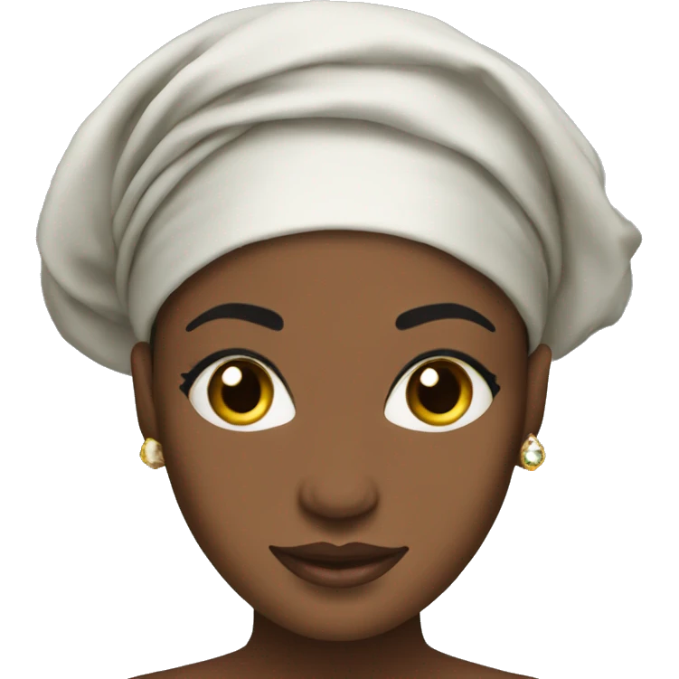 Nigerian gele  emoji