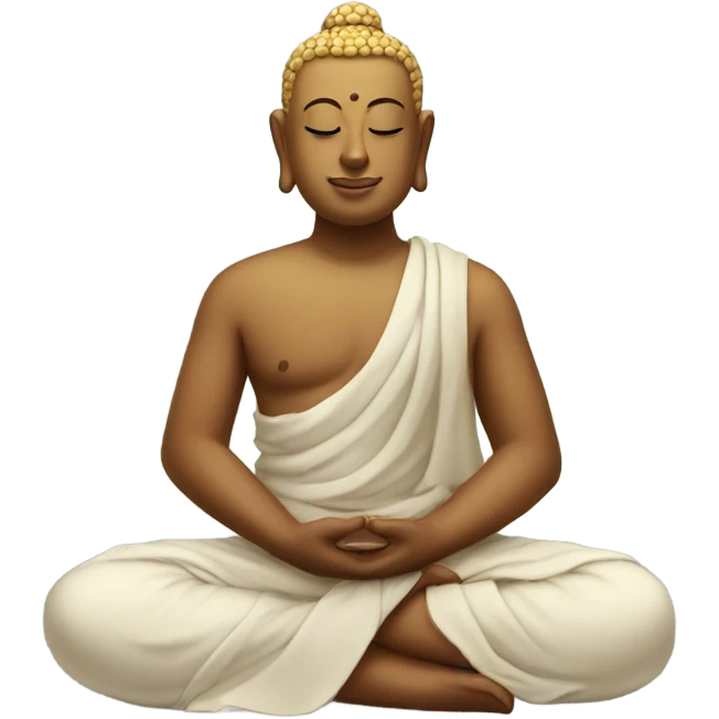 Buddha in a sarong emoji