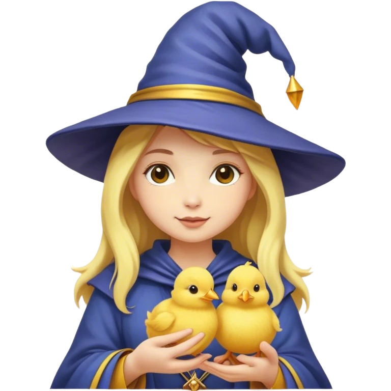 Merge a 🧙‍♀️ and 🐥 emoji